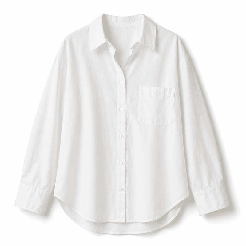 Hvit bluse